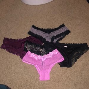 5 piece victoria secret underwear set